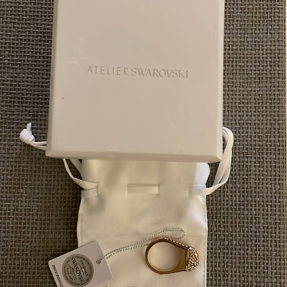 Atelier Swarovski Moselle Stack Rosegold Ring - Picture 7 of 8